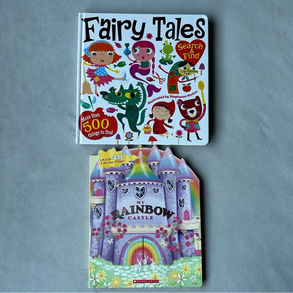 Set of 2 ~ Fairy Tale Hardcover Books